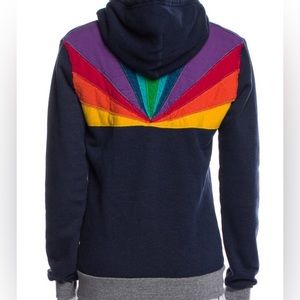 Aviator Nation Vintage Sunburst Hoodie size S